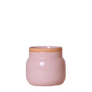 Vintage Flower Pot - Pink Ceramic Decorative Pot
