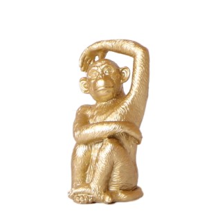 Kolibri Home | Ornament - Decoration Sculpture Sitting Monkey