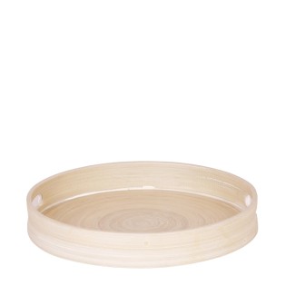 Kolibri Home | Decorative Bowl - Round Plain Bamboo Tray Ø30Cm