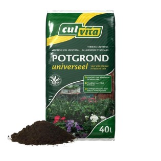 Culvita Universal Potting Soil Including 2 Months Plant Food - Universal Potting Soil For Indoor And Outdoor Plants