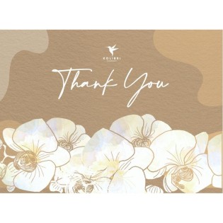 Kolibri Company - Postcard: Thank You