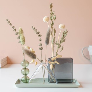 Dried Beauty - Dried Flowers With Vases