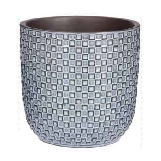 Pot Relief Blauw D13,5