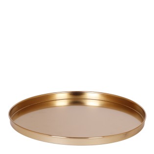 Kolibri Home | Decorative Bowl - Round Gold Tray Ø30Cm
