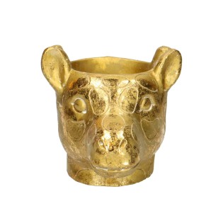 Planter Giraf D11/14X11Cm - Gold