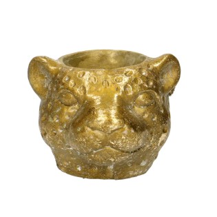 Planter Luipaard D12X9,5Cm - Gold