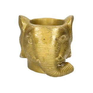 Planter Olifant D11/12X10Cm - Gold